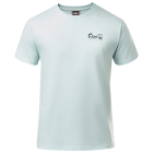 Vintage Chest Logo Cotton Tee Aqua Green